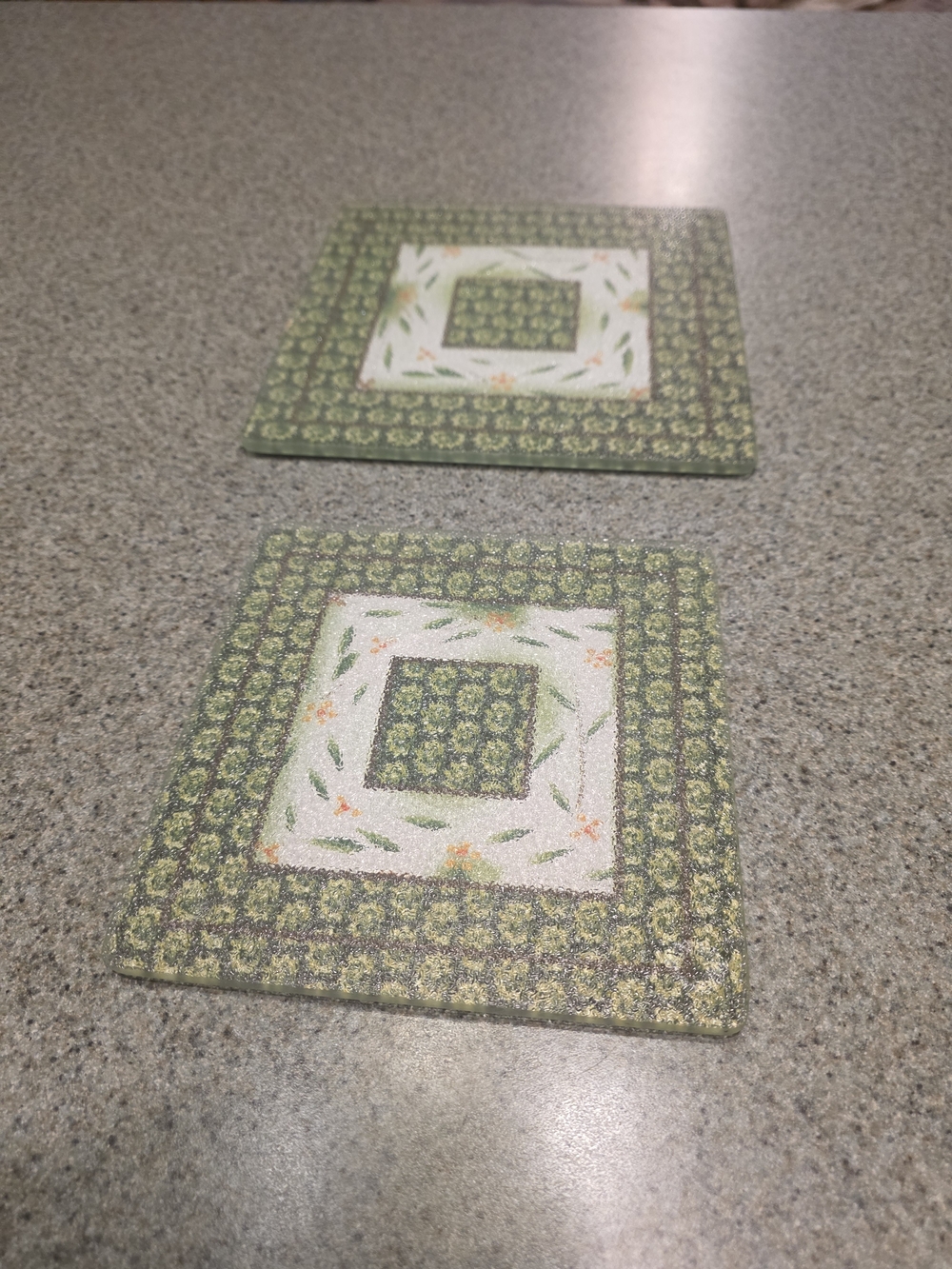 Old World Glass Trivets